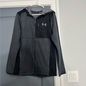 NWT Under Armour Men Charcoal Gray Hoodie
